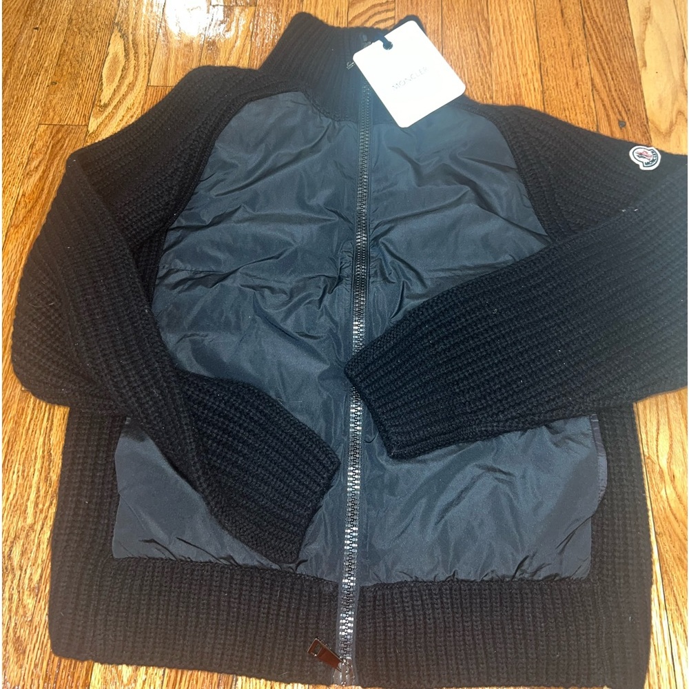 Womens Moncler Downfront Knit Cardigan - Zipper